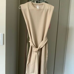 Spanx air essential tie waist tank dress size s nwt $139